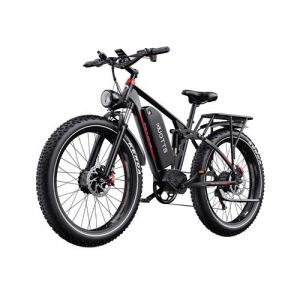V&eacute;lo &eacute;lectrique tout-terrain DUOTTS S26, 2 moteurs 750 W, batterie Samsung 20 Ah, suspension int&eacute;grale, freins hydrauliques