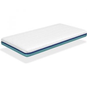 Matelas 90x180 BASIC PRO Épaisseur 14 CM Dehoussable, Ergonomique, Respirant, Lavable, Mémoire Idéal pour lit gigogne