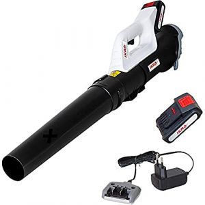 Ikra Souffleur axial sur batterie ICB 20, ergonomique, compact et léger, batterie et chargeur inclus