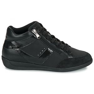 Geox Femme D Myria B Basket, Noir, 38 EU