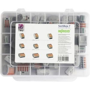 Wago Assortiment de bornes pour boîte de dérivation WA-741-744 flexible: 0.08-2.5 mm² rigide: 0.08-2.5 mm² 54 pc(s)