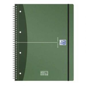 Oxford Lot de 5 Cahiers spiralé Urban Mix MOVEBOOK (A4+), 160 pages non perforées, Quadrillé 5x5. Couvertures PP