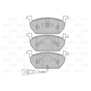 Valeo Jeu de 4 plaquettes de frein 601426