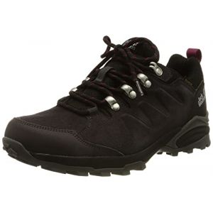 Jack Wolfskin Women's Refugio Texapore Low - Chaussures multisports taille 5, noir