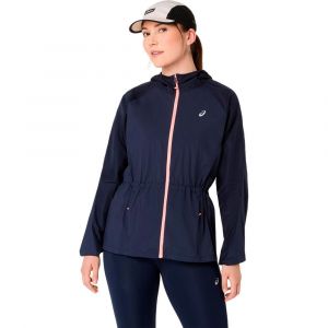 Asics Road Veste running Femmes-bleu fonc&eacute;, Taille M