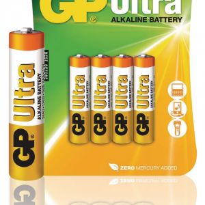 Image de GP Batteries Pack de 4 Piles Alcaline AAA (LR03)