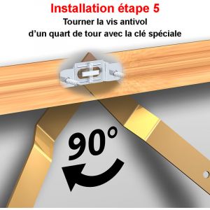 Newly KIT Antivol complet pour cadre bois