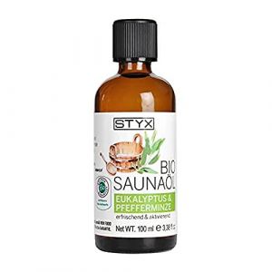 Styx Olio Bio per la Sauna all'Eucalipto e Menta Piperita - 100 ml