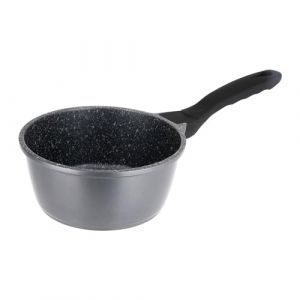 Sitram CASSEROLE FONTE ALUMINIUM GRIS REVETEMENT ANTI ADHESIF POIGNEE SOFT TOUCH 16X7,4CM