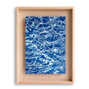 Image de Cadre Carpë cyanotype Eau 40x30cm