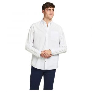 Image de Jack & Jones Chemise Manche Longue Oxford L White / Slim Fit