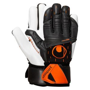 Uhlsport Gants De Gardien Speed Contact Supersoft Hn - Noir/blanc/orange Fluo, pointure 4&frac12; - Noir - Taille 4&frac12;