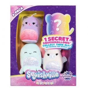 Squishville by Original Squishmallows Arctic Squad Plush Six 2 inch Squishmallows Plush Including Gabby, As r, Nadine, Tomara, and Ale Toys for Kids