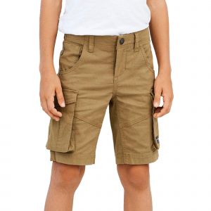 name it NKMRYAN TWIBAMGO Cargo L Shorts Noos, Beige, 140 cm Fille