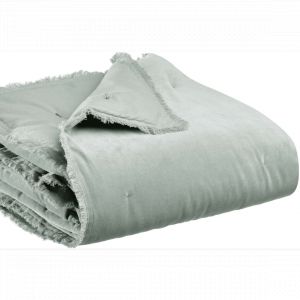 Declikdeco Plaid uni Fara Titane 135 x 200