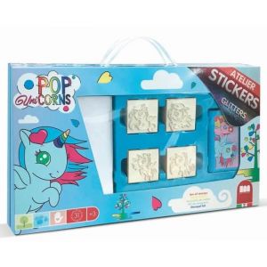 Loisir Créatif Coffret Tampons Et Stickers Licorne SANS