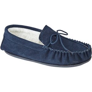 Mokkers Oliver - Chaussons style mocassins - Homme (40 EU) (Bleu marine) - UTDF1117