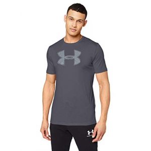 Under Armour Big Logo SS T-Shirt Homme Noir FR : L (Taille Fabricant : LG)