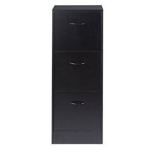 Classeurs à tiroirs dossiers suspendus hauteur 108 cm - noir