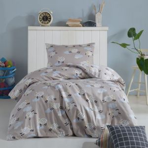 Terre de Nuit Parure de lit Mouton 140x200