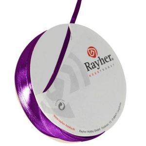 Image de Rayher Ruban satin - rouleau de 10 m x 0,3 cm - Violet