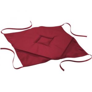 Image de Essentiel Douceur D'int&eacute;rieur - Coussin galette de chaise 36 x 36 x 3.5 cm Bordeaux