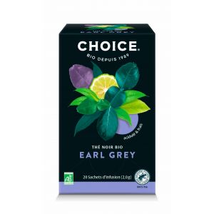 Choice Bio Té Negro Earl Grey Bio 20x2g