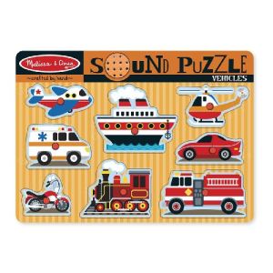 Image de Melissa & Doug Puzzle sonore Véhicules