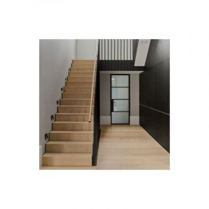 Image de Silamp Balise LED Saillie 3W 220V 120° Rond Noir IP44 pour Escalier - Blanc Chaud 2300K - 3500K Blanc Chaud 2300K - 3500K