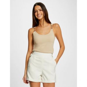 Morgan 231-dua T-Shirt, Lin, L Femme