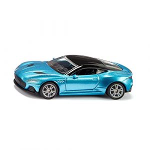 Siku 1582, Aston Martin DBS Superleggera, Voiture jouet, métal/plastique, bleu, Portes ouvrables, Jantes sport avec Pneus en caoutchouc