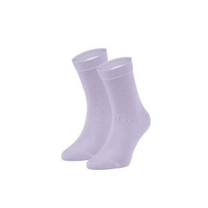 Zooksy Chaussettes Longues Coton Enfants Confortables Sport 30-35 French Lavender