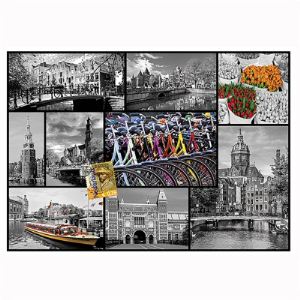 Trefl Collage Amsterdam, Pays-bas - Puzzle 1000 pièces