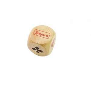 Jeujura De Belote En Bois De Hetre 3 Cm - De D'atout, Symboles Cartes - Fabrique En France - Accessoire Jeu De Societe - Set De + Carte
