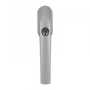 Image de Abus Poign&eacute;e de Fen&ecirc;tre Verrouillable FG300 AL0125 - Bouton de Fen&ecirc;tre avec Cylindre Poussoir, &agrave; Verrouillage Identique - Niveau de S&eacute;curit&eacute; 5 - 37385 - Argent