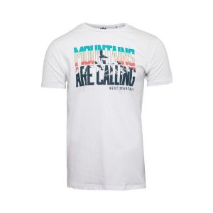 Best Mountain Tee Shirt Ajust&eacute; Mountains Are Calling Coton Homme