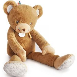 Doudou et Compagnie Peluche naissance twipi ours pantin 60 cm Marron - Taille Taille Unique