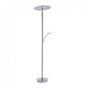 Paul neuhaus Lampadaire LED Artur bras liseuse CCT, dim acier