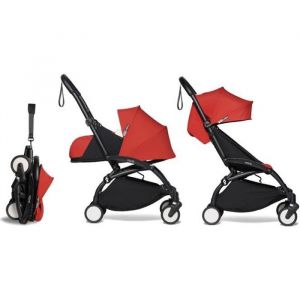 Image de Babyzen Poussette YOYO² Pack 0+ et 6+ Rouge - Cadre Noir