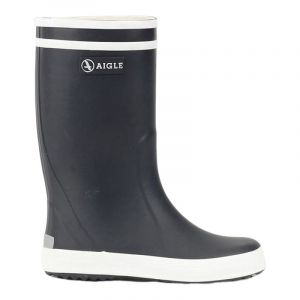 Aigle Lolly Pop - Bottes de pluie enfant Marine Blanc 32