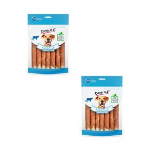 3x190g Dokas Bâtonnets à mâcher blancs de dinde - Friandises pour chien