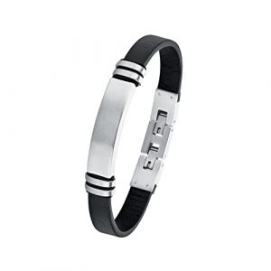 s.Oliver Bracelet I. D. 2018703 Acier inoxydable, Caoutchouc