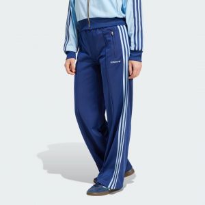 Adidas Pant Jogger Badge Wide Leg Firebird Bleu