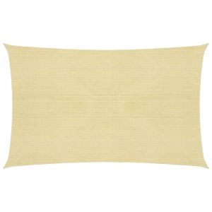 Voile d'ombrage 160 g/m² PEHD 2,5 x 4,5 m beige 02_0008956
