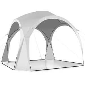 Protection solaire de toit extérieure Coast large avec sac de transport pour 6-8 personnes blanc