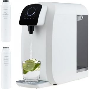 COSTWAY Syst&egrave;me d'Osmose pour Eau potable avec Filtration &agrave; 5 Niveaux, Lumi&egrave;re UV, Filtre &agrave; Eau &agrave; Osmose Inverse pour Plan de Travail, Purificateur