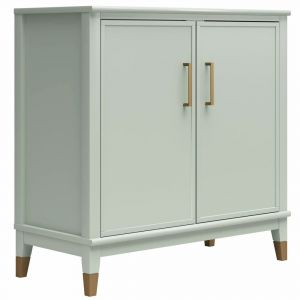 Westerleigh Armoire avec 2 portes en effet bois vert