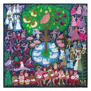 Eeboo Puzzle 1000 pièces : 12 jours de Noël