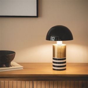 TechBrey Lampe &agrave; Poser M&eacute;tal Darpan Noir