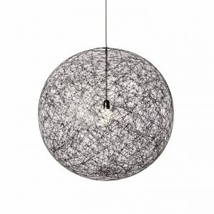 Image de Moooi Random Light Suspension, noir, ø50 cm